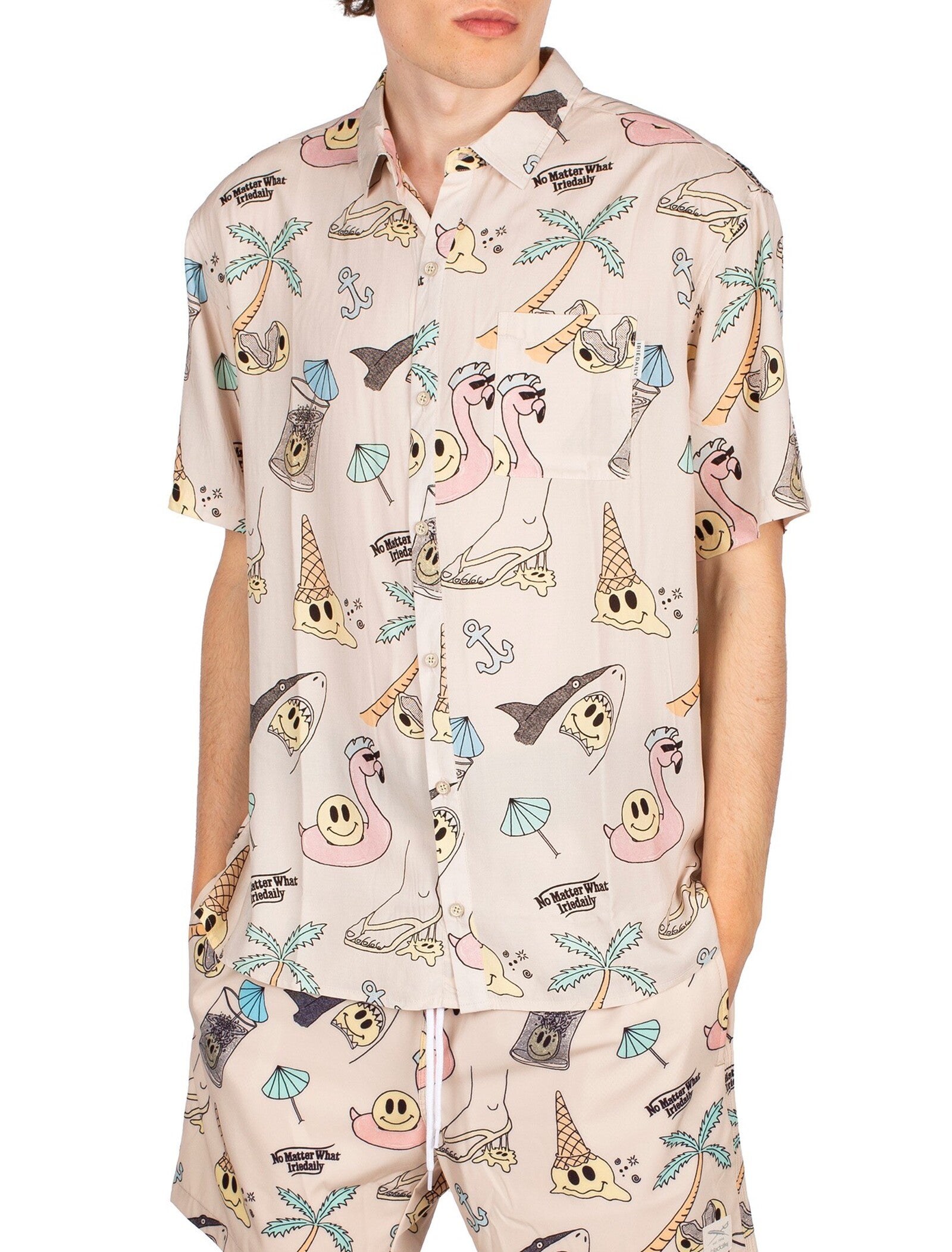 Camisa Iriedaily Resort Shirt Beach