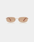 Gafas de sol A.Kjaerbede Noah Gold Burnt Amber - Roundtrip