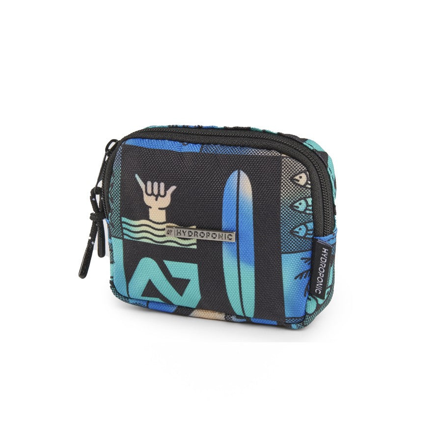 Monedero Hydroponic Purse Black tie dye