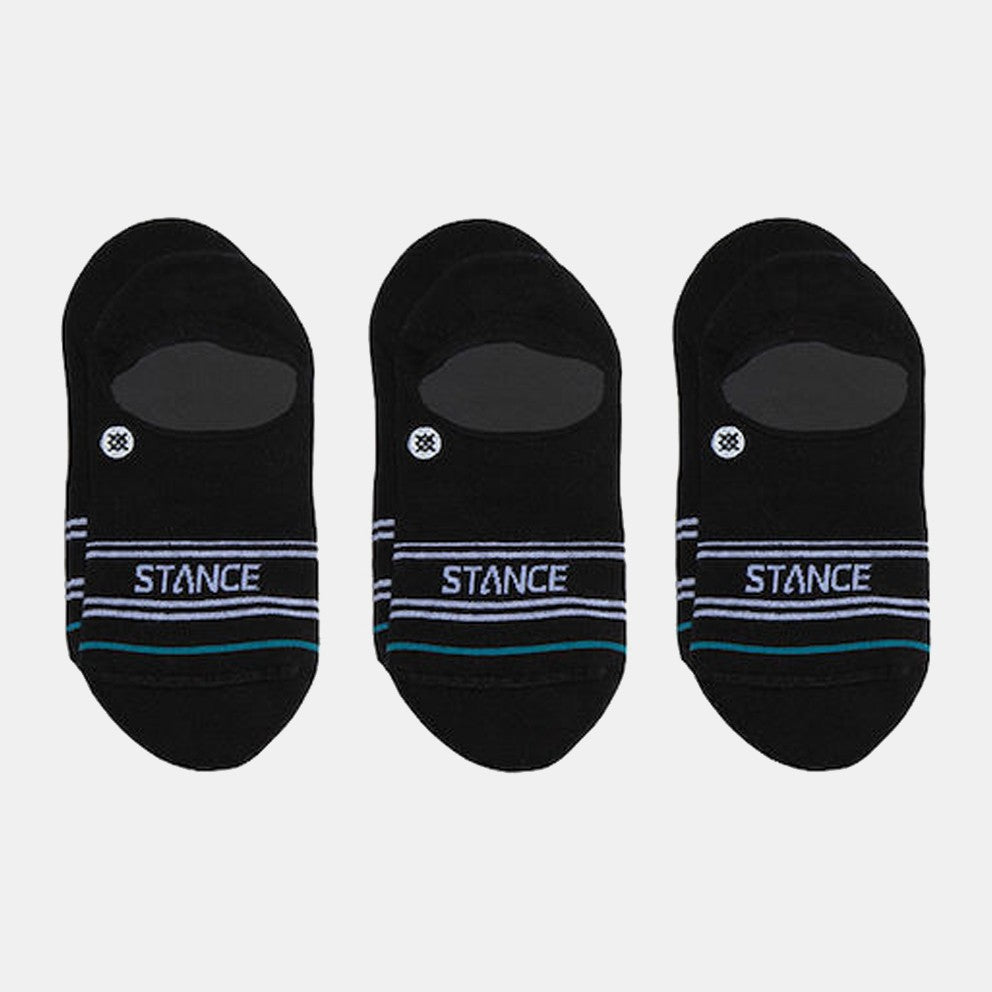 Calcetines Invisibles Stance Basic Negro Pack 3