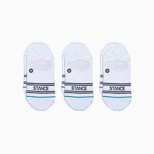 Calcetines Invisibles Stance Basic Blanco Pack 3