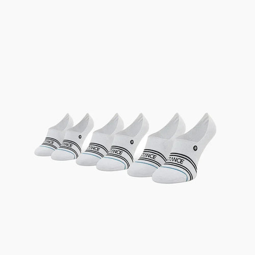 Calcetines Invisibles Stance Basic Blanco Pack 3