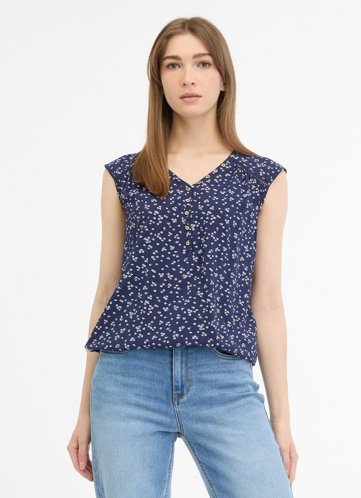 Blusa Ragwear Saltty Print Midnight