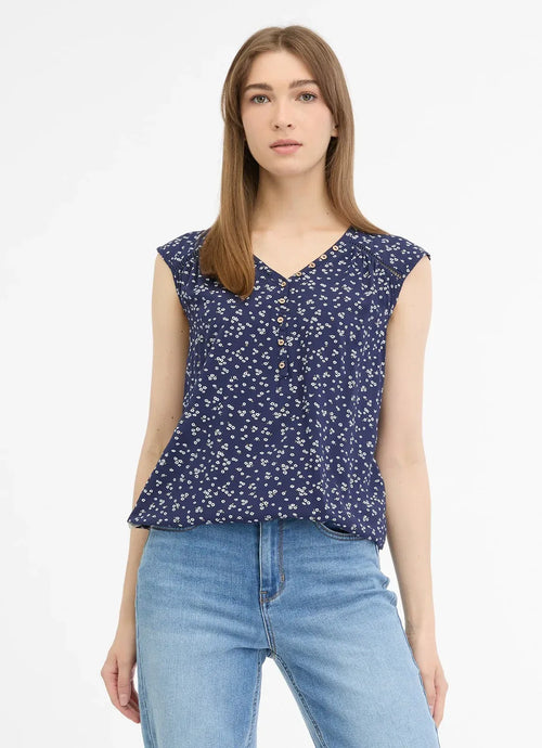 Blusa Ragwear Saltty Print Midnight - Roundtrip