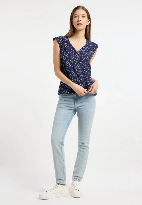 Blusa Ragwear Saltty Print Midnight - Roundtrip
