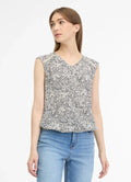 Blusa Ragwear Saltty Print Ecru - Roundtrip