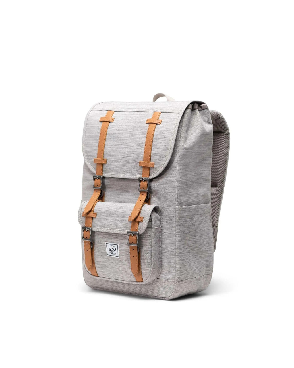 Mochila Herschel Little America Mid Volume Light Grey Crosshatch