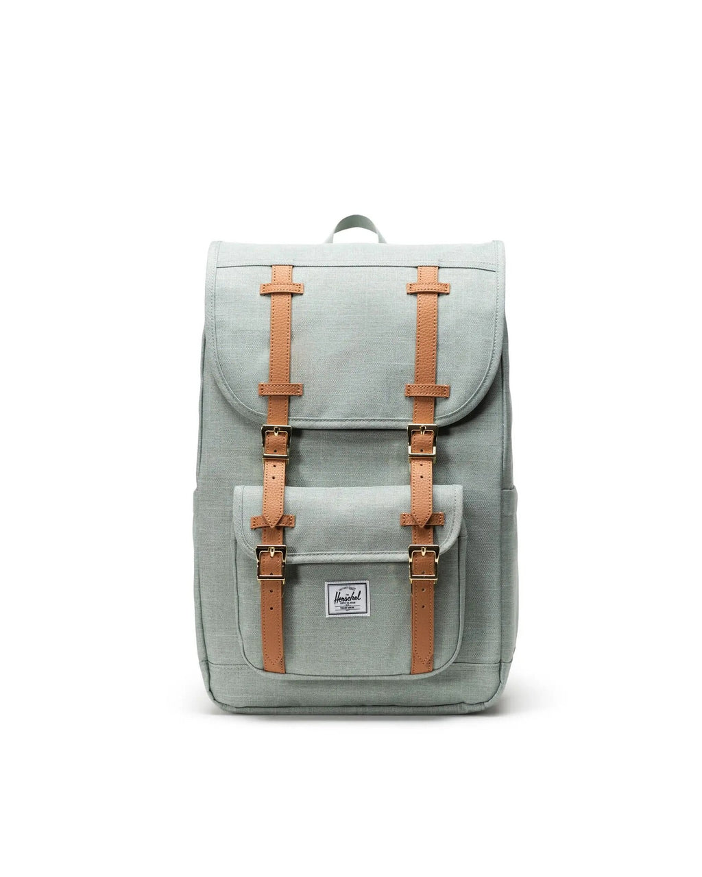Mochila Herschel Little America Mid Volume Iceberg Green Crosshatch