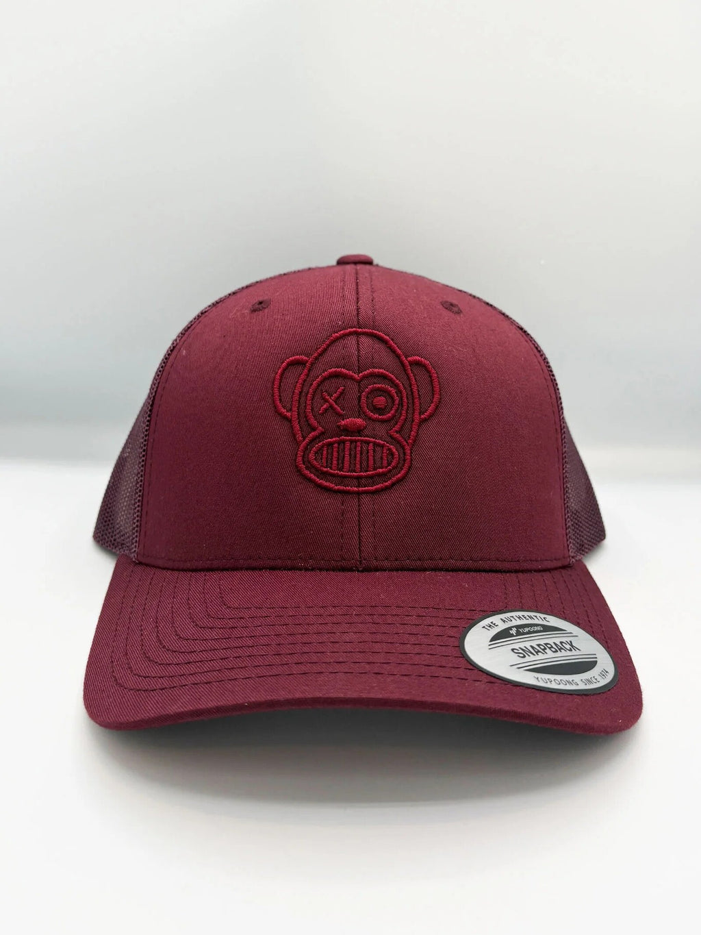 Gorra Loco Monky Puro loco Bordado Maroon