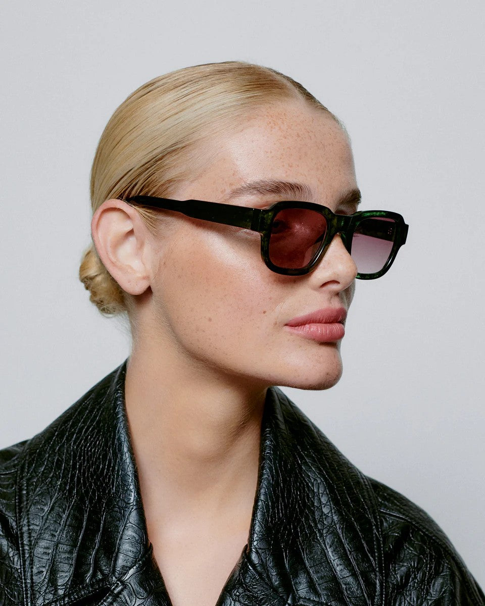 A.Kjaerbede Halo Green Marble Transparent, Gafas de sol