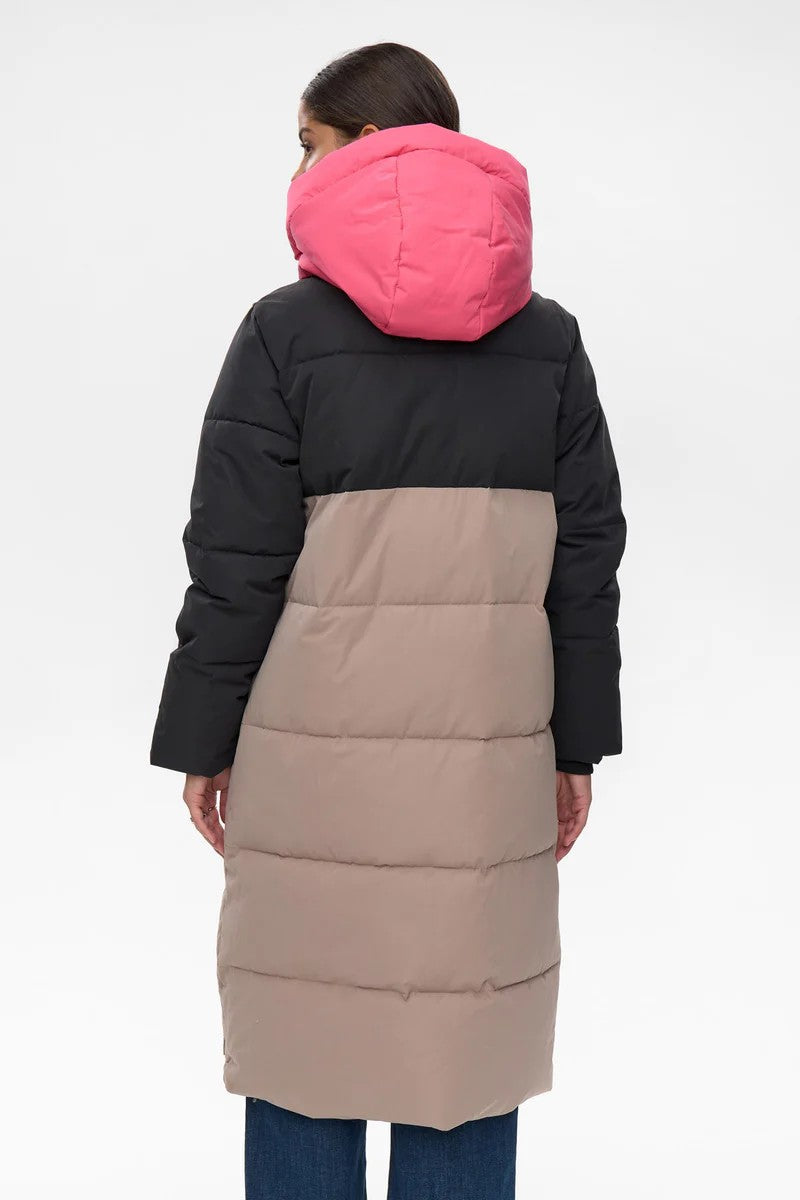 Abrigo Nümph Nutriane Taupe