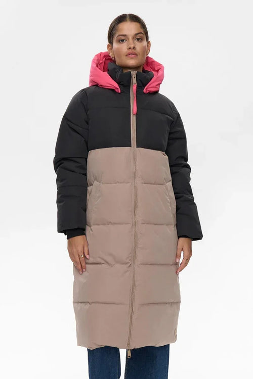 Abrigo Nümph Nutriane Taupe - Roundtrip