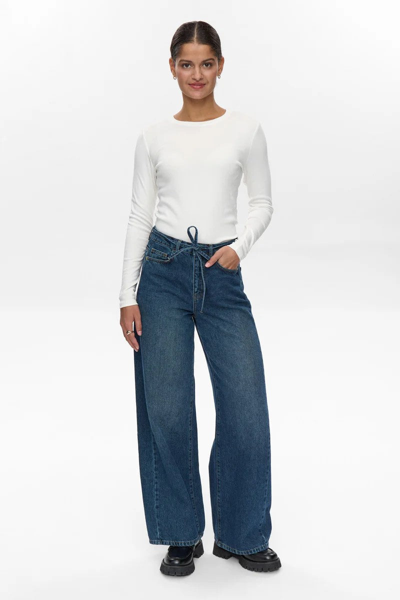 Pantalones Nümph Nubrooklyn Dark Blue Denim