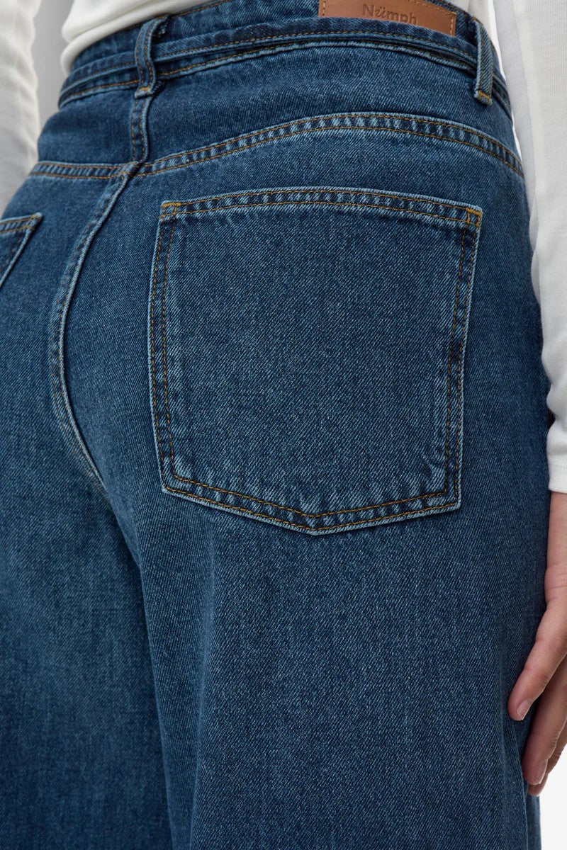 Pantalones Nümph Nubrooklyn Dark Blue Denim
