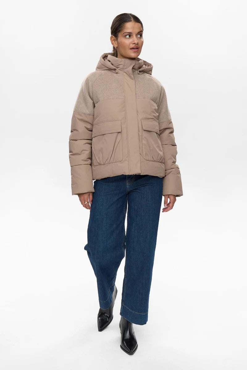 Chaqueta Nümph Nuwillow Taupe