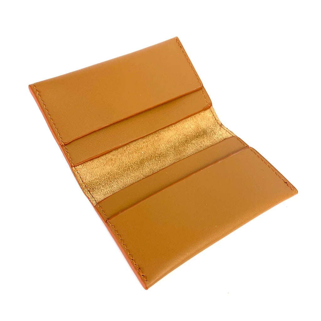 Tarjetero Daniel Chong Perkins con goma Marrón