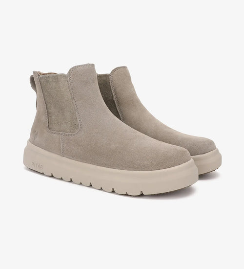 Botas Mujer Pitas Nantes Beige Estilo Chelsea