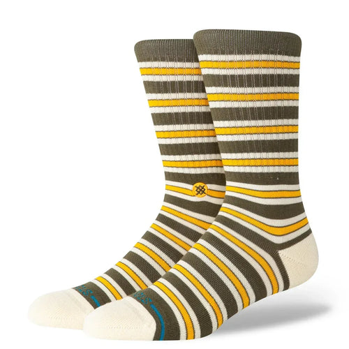 Calcetines Stance Olie Crew Verde oliva