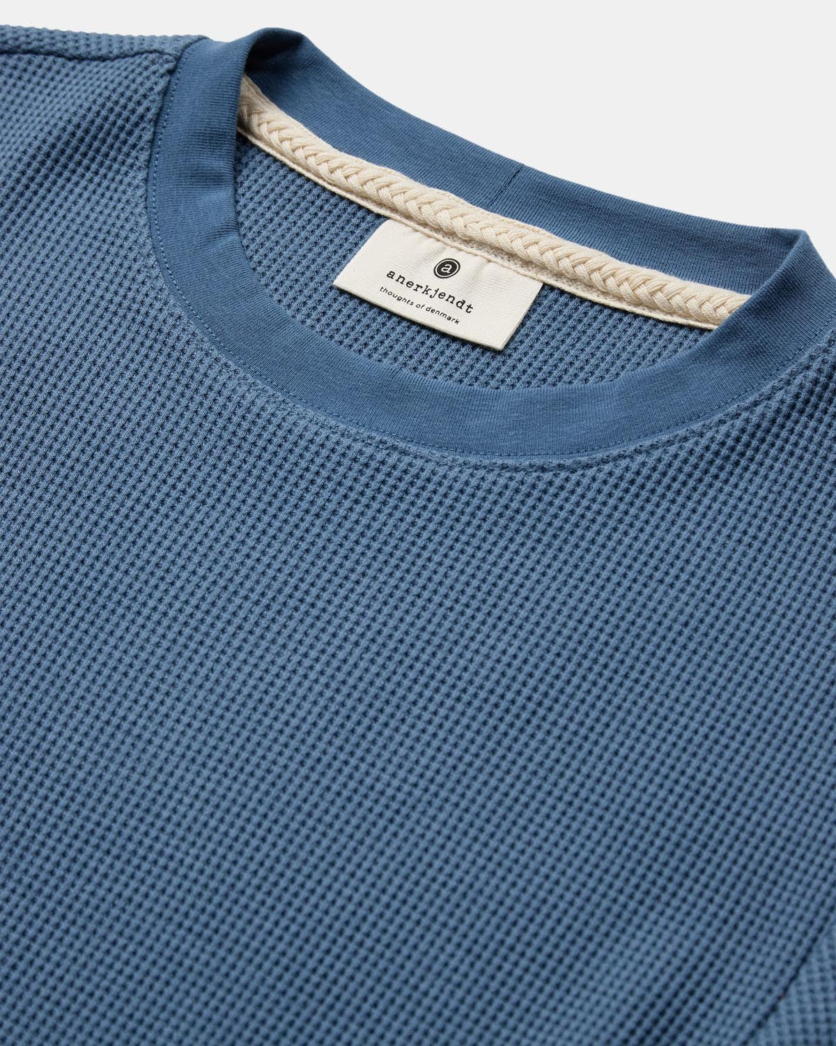 Camiseta Anerkjendt Akkikki Waffle Copen Blue