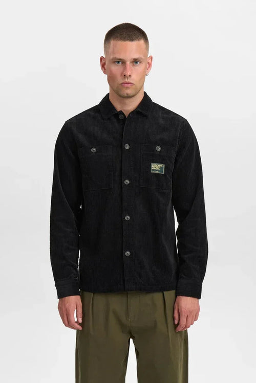 Camisa Anerkjendt Aktheo Cord overshirt Negro