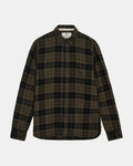 Camisa Anerkjendt Akleif Twill check Shirt Forest Night - Roundtrip