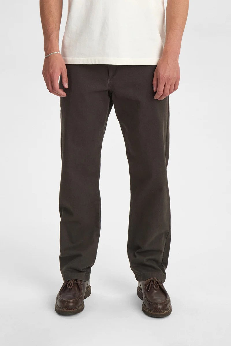 Pantalones Anerkjendt Akjan Twill Pants Granite Grey