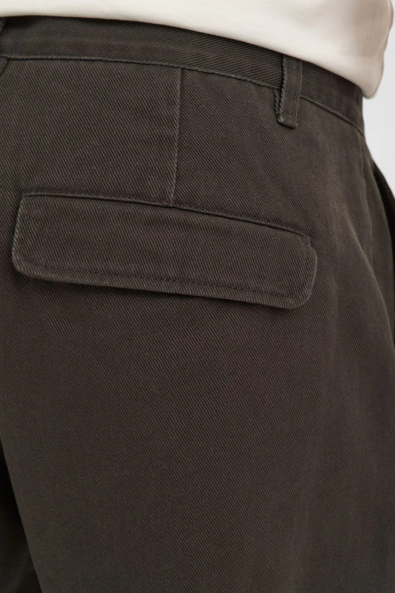 Pantalones Anerkjendt Akjan Twill Pants Granite Grey