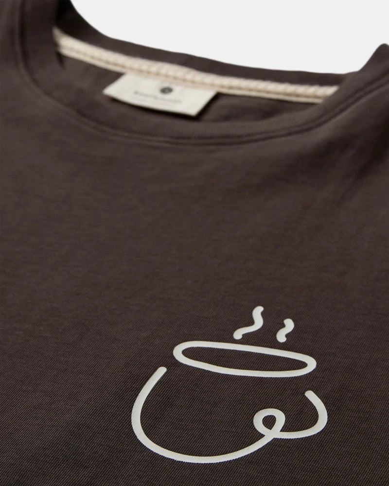 Camiseta Anerkjendt Akvillads Espresso print Mulch