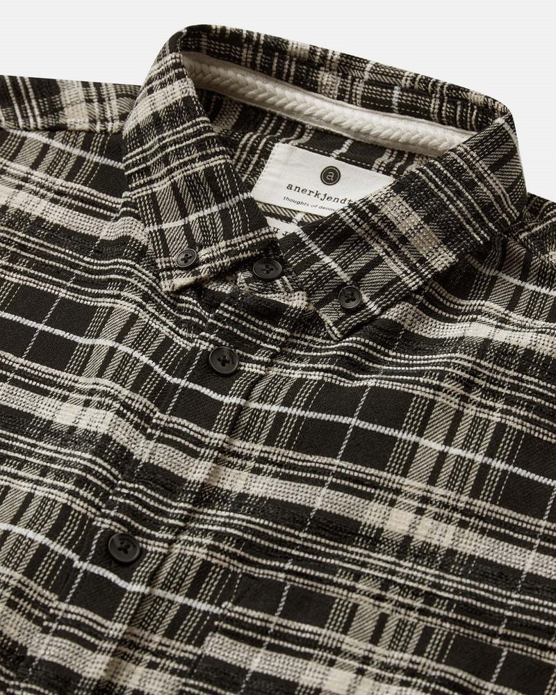 Camisa Anerkjendt Akkonrad Check mix Negro