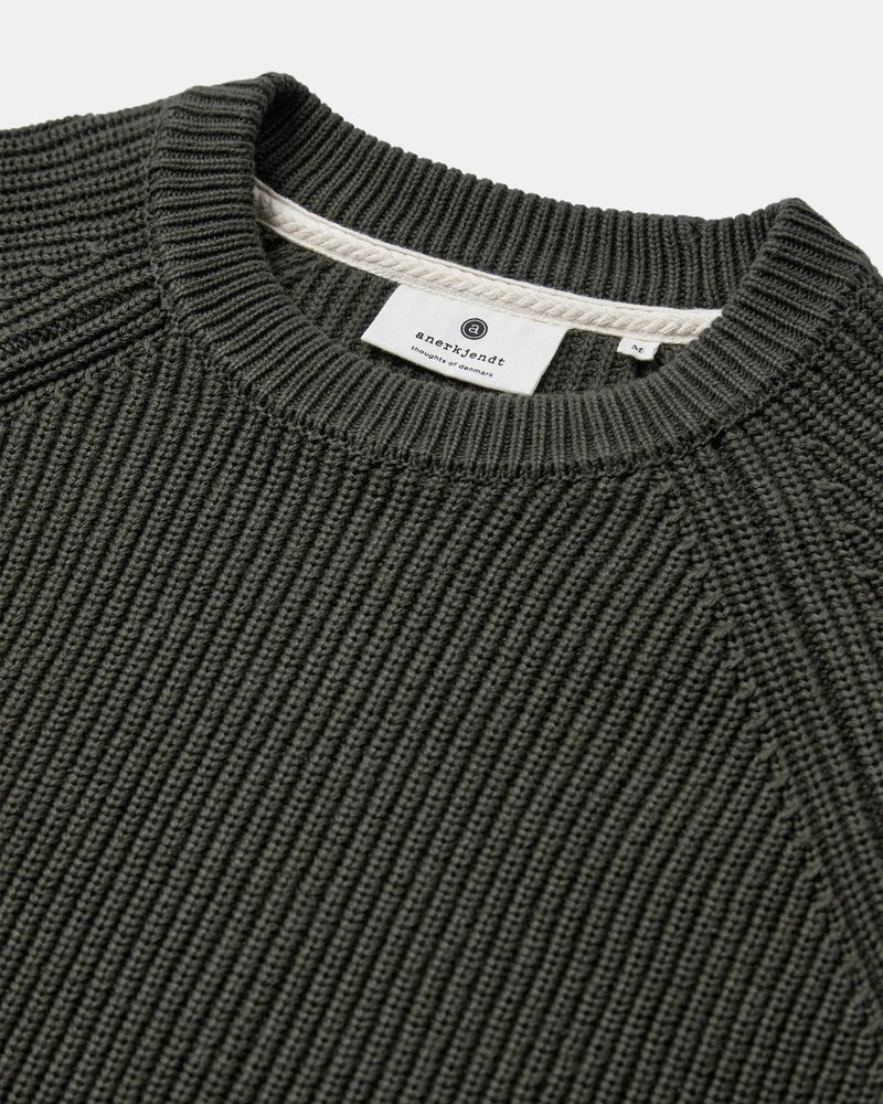 Jersey Anerkjendt Aksune Patent Knit Verde bosque