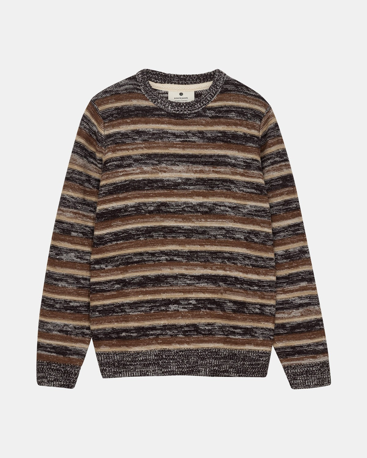Jersey Anerkjendt Aksune Reverse Stripe Knit Mulch