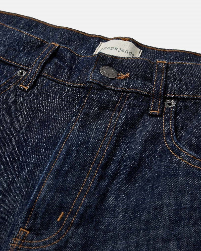 Pantalones Vaqueros Anerkjendt Akjonas Midnight Raw