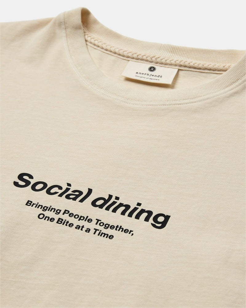 Camisetas Anerkjendt Akvillads Social print Tofu
