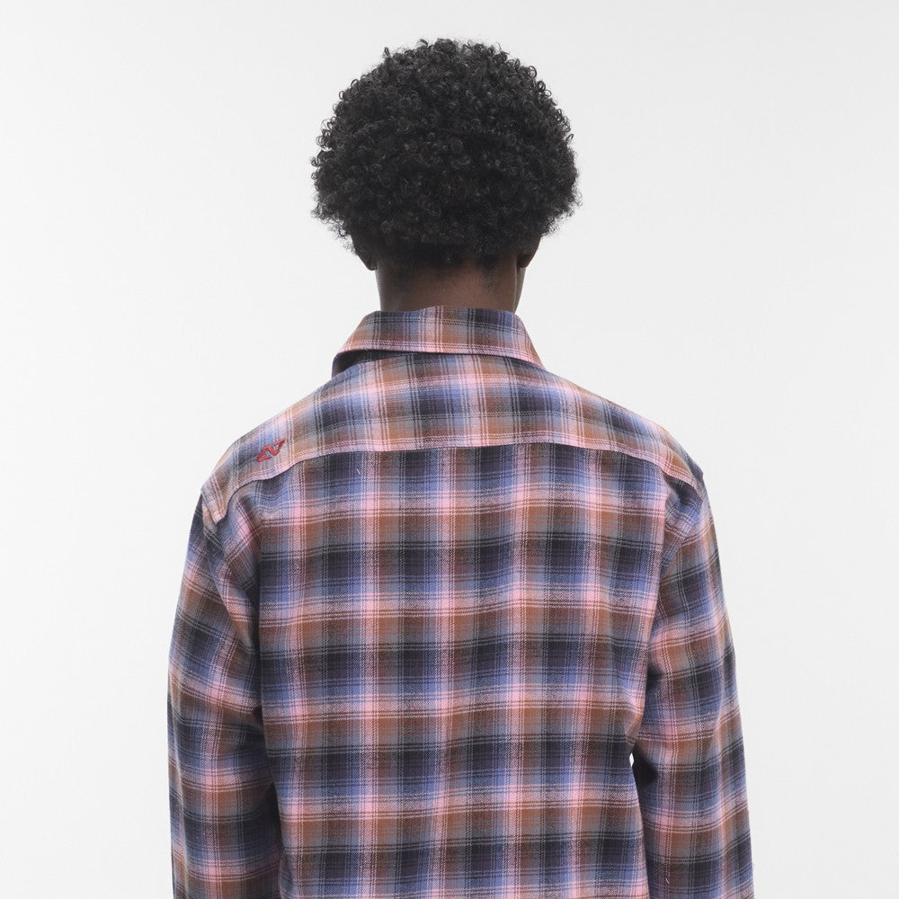 Camisa Hydroponic Clayton Blue Pink Check