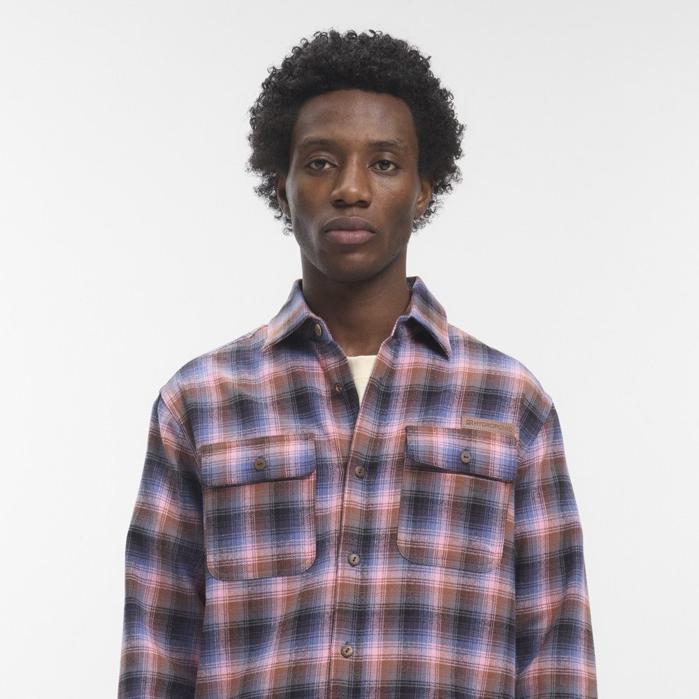 Camisa Hydroponic Clayton Blue Pink Check