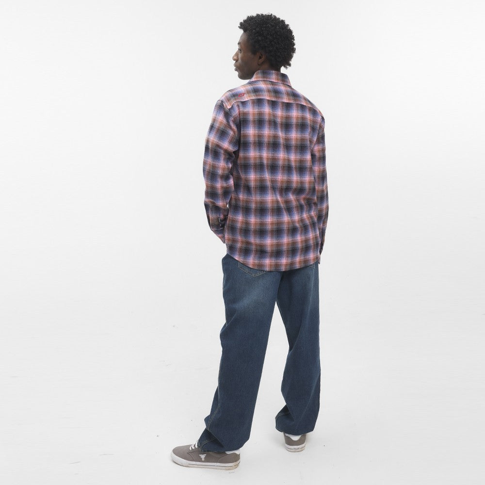 Camisa Hydroponic Clayton Blue Pink Check