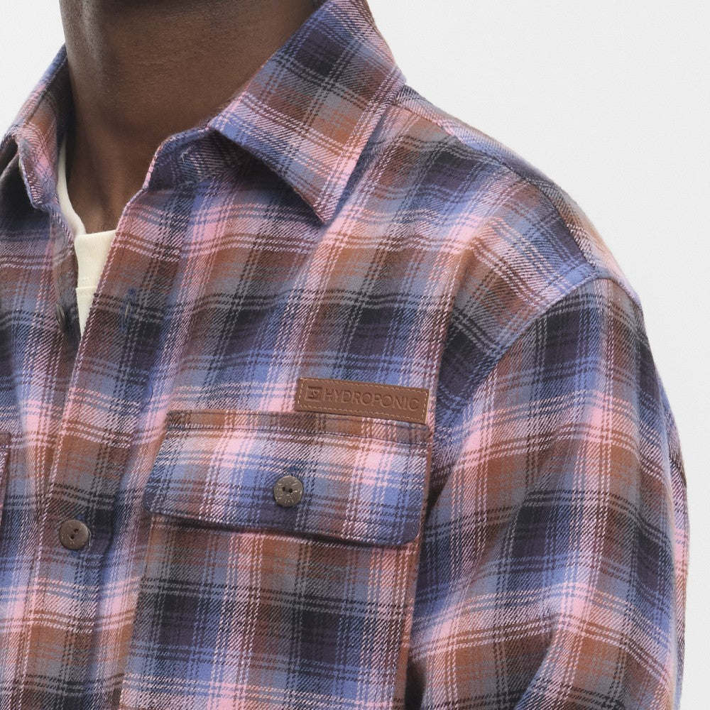 Camisa Hydroponic Clayton Blue Pink Check