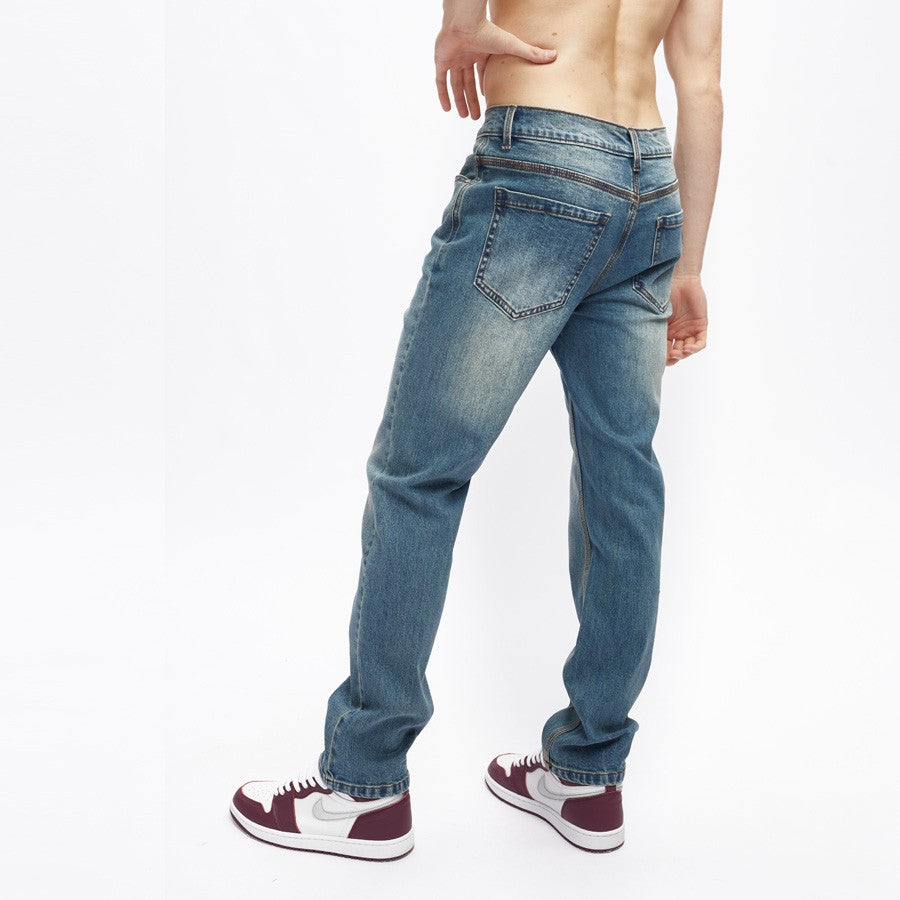 Pantalones Hydroponic Noree Medium blue washed Denim