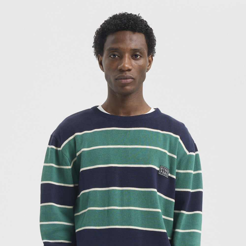 Jersey Hydroponic Turf Navy/Teal Green