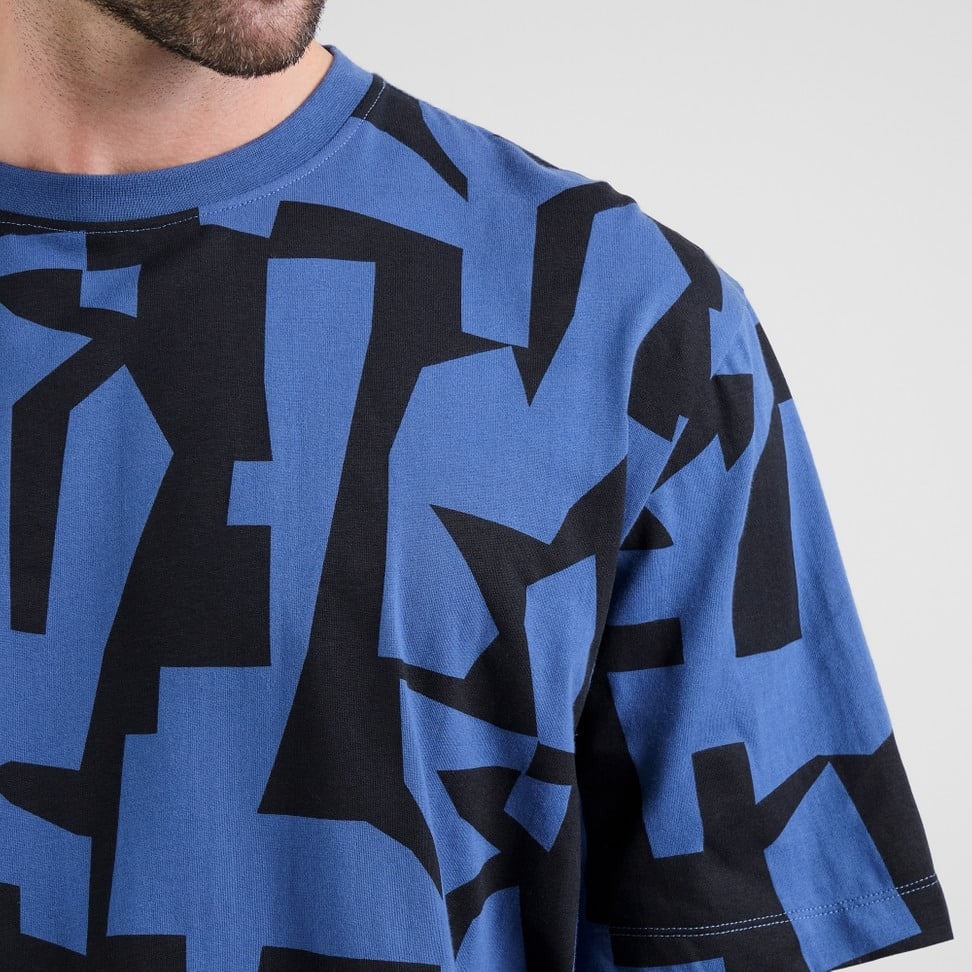 Camiseta Dedicated Skanstull Abstract Chaos Blue