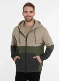 Sudadera Ragwear Blocky Dust Olive - Roundtrip