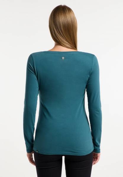 Camiseta Ragwear Fllorah Long Ocean Green