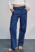 Pantalones Nümph Nuamber Pants Short Medium Blue Denim
