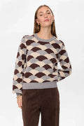 Jersey Nümph Nulila Pullover Black Coffee
