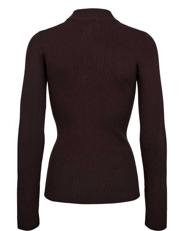 Jersey Nümph Nubia Pullover Black Coffee
