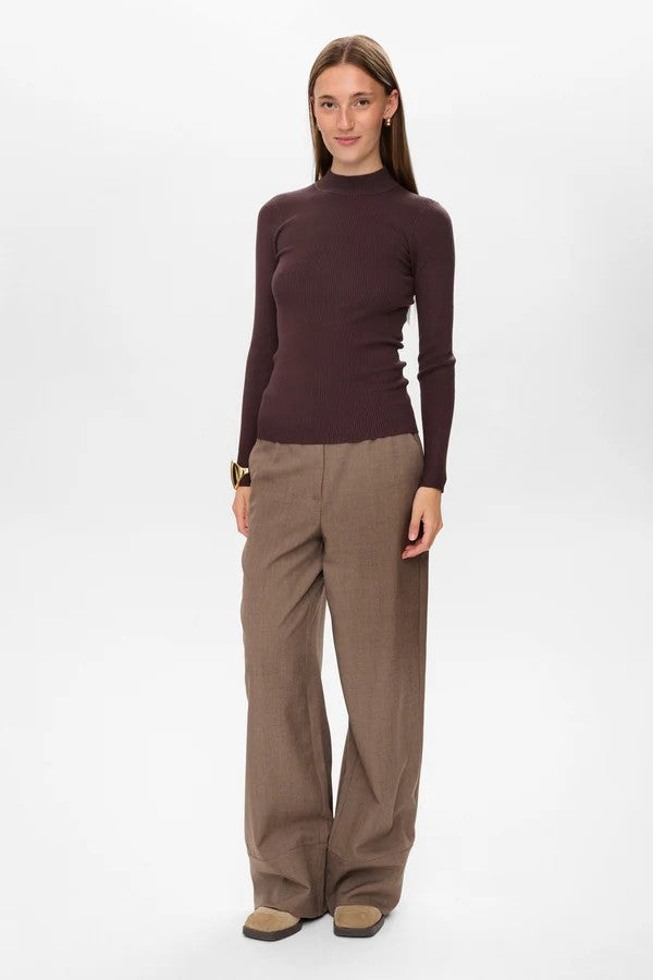 Jersey Nümph Nubia Pullover Black Coffee