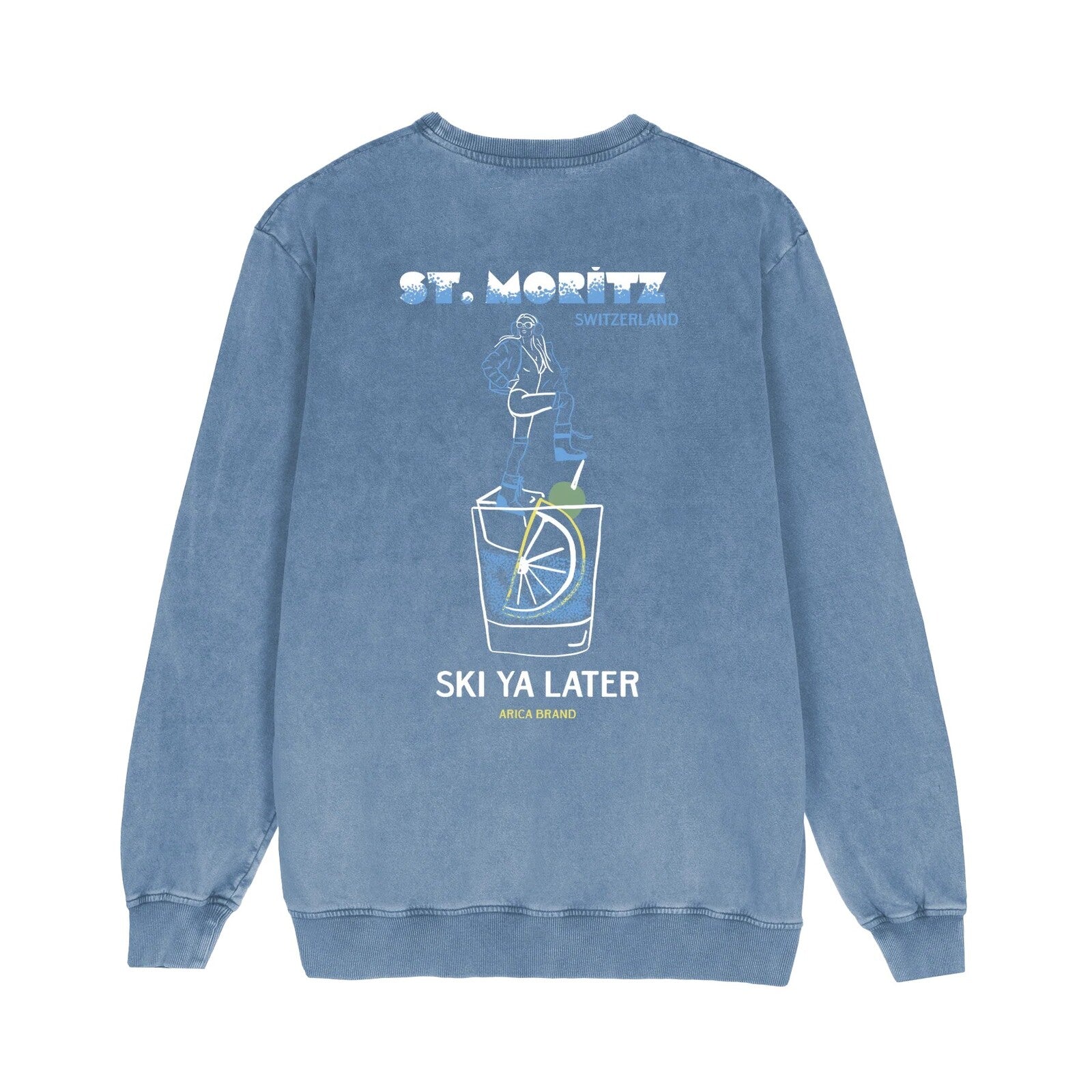 Sudadera Arica St Moritz Sky Blue