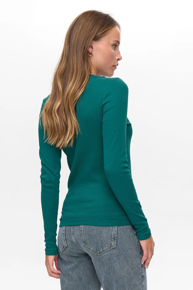 Camiseta Nümph Nuriley Tee Rain Forest