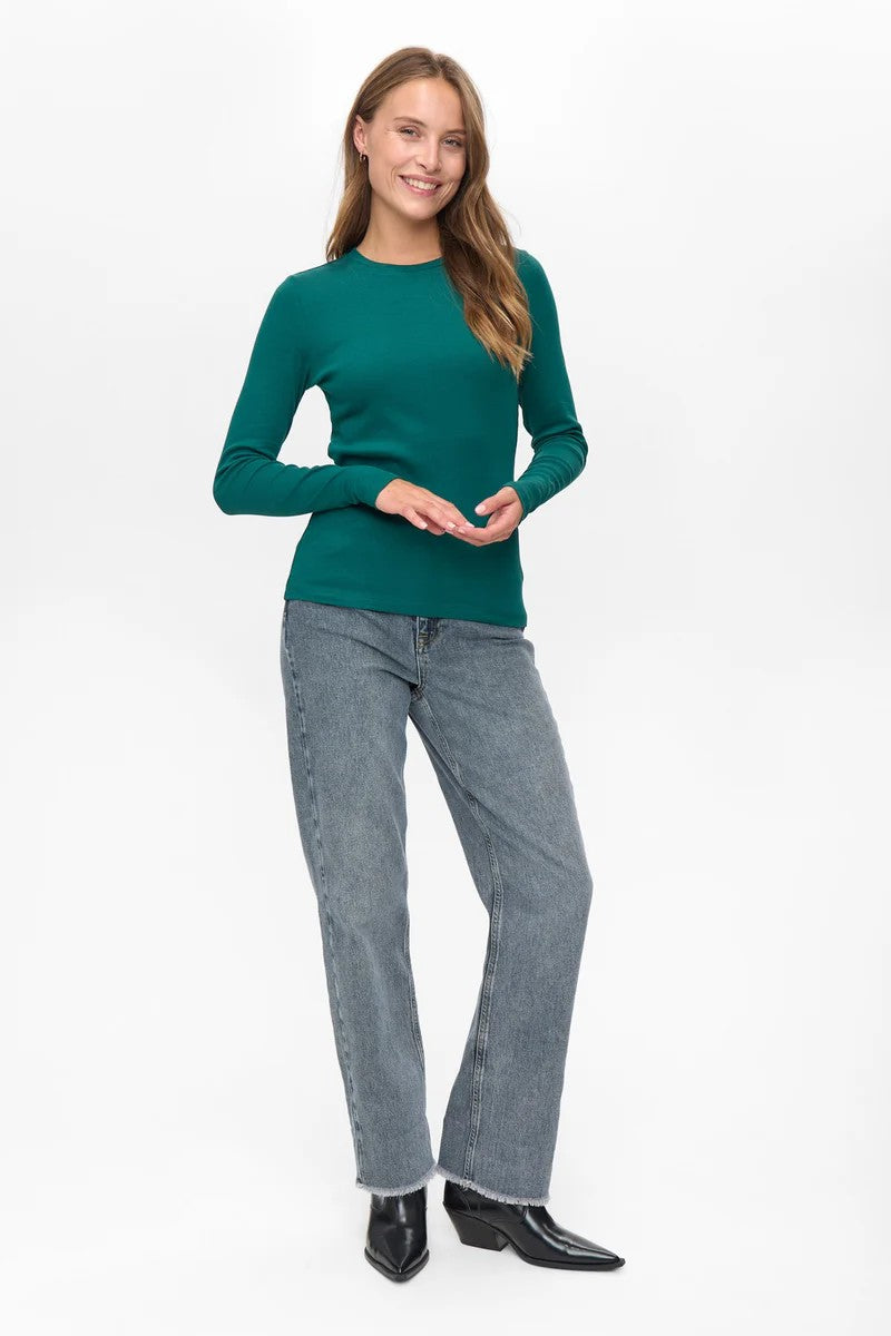 Camiseta Nümph Nuriley Tee Rain Forest