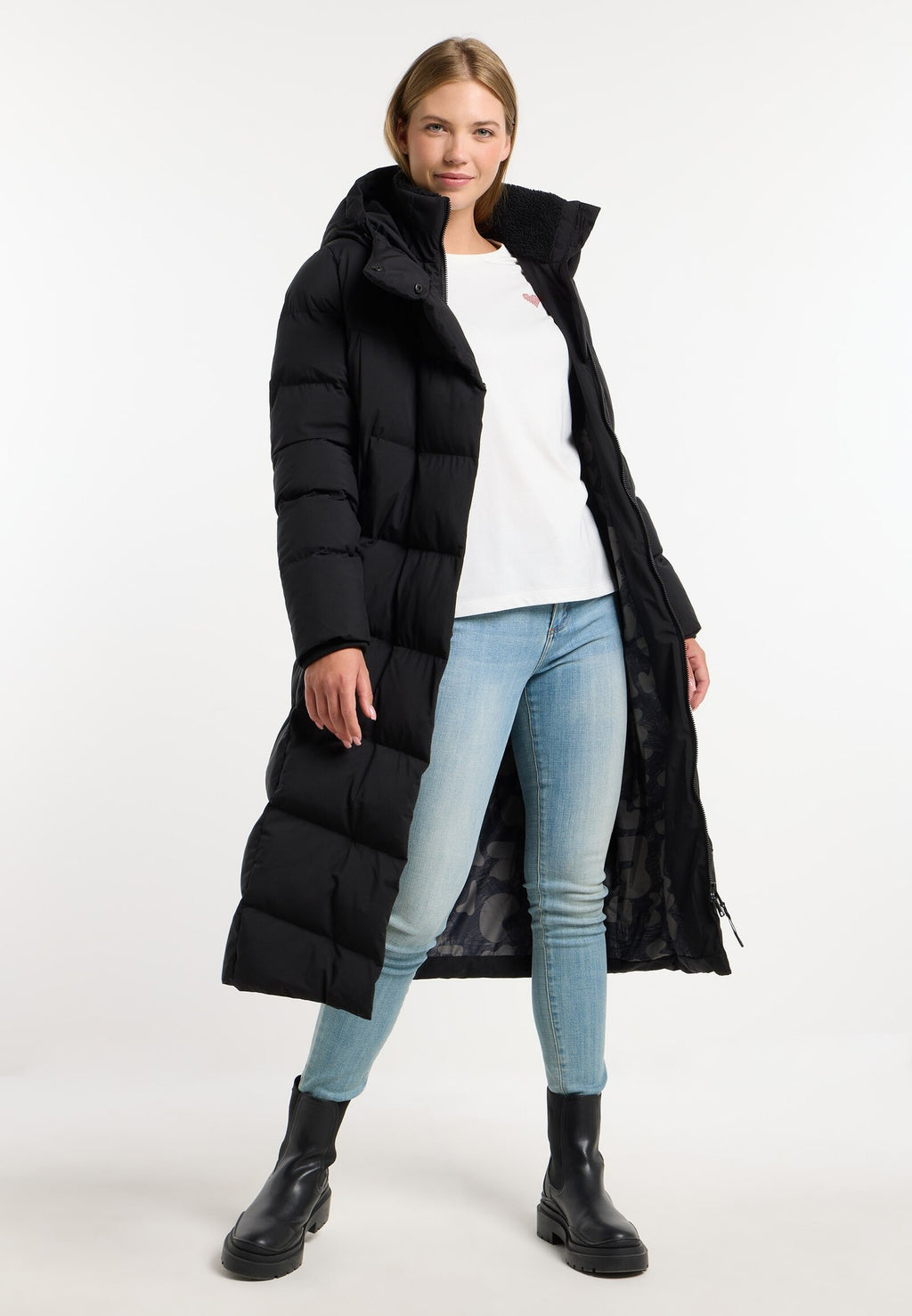 Abrigo Ragwear Pavla Long Black